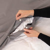 Conni Waterproof Quilt Cover - Charcoal