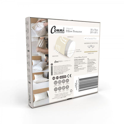 Conni Waterproof Pillow Protector Incontinence Bed Wetting 